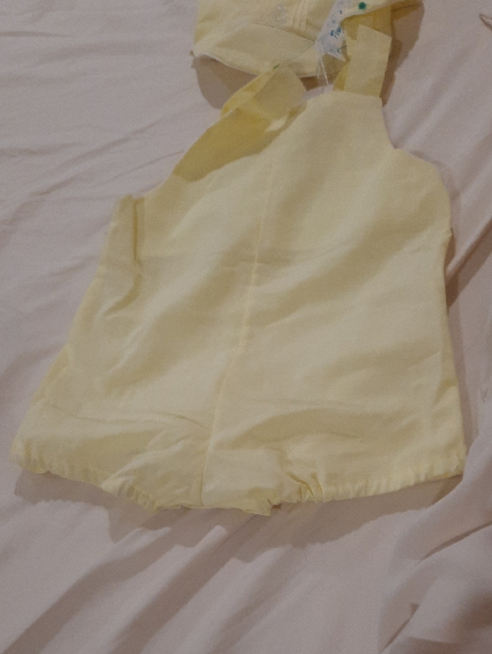Yellow Baby Romper with Duck and Wagon Embroidery - Picture 2 of 5